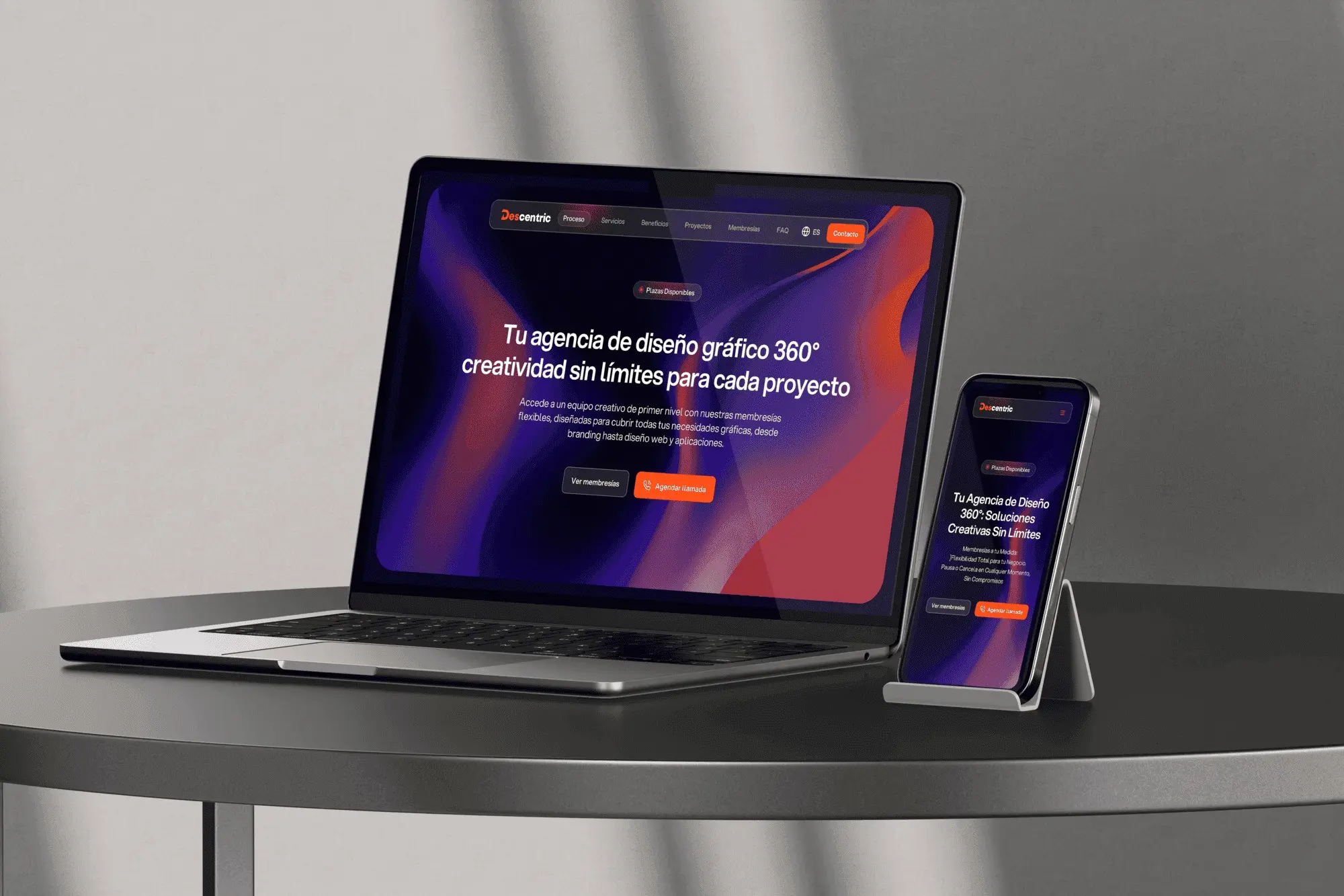 Descentric: Web redesign