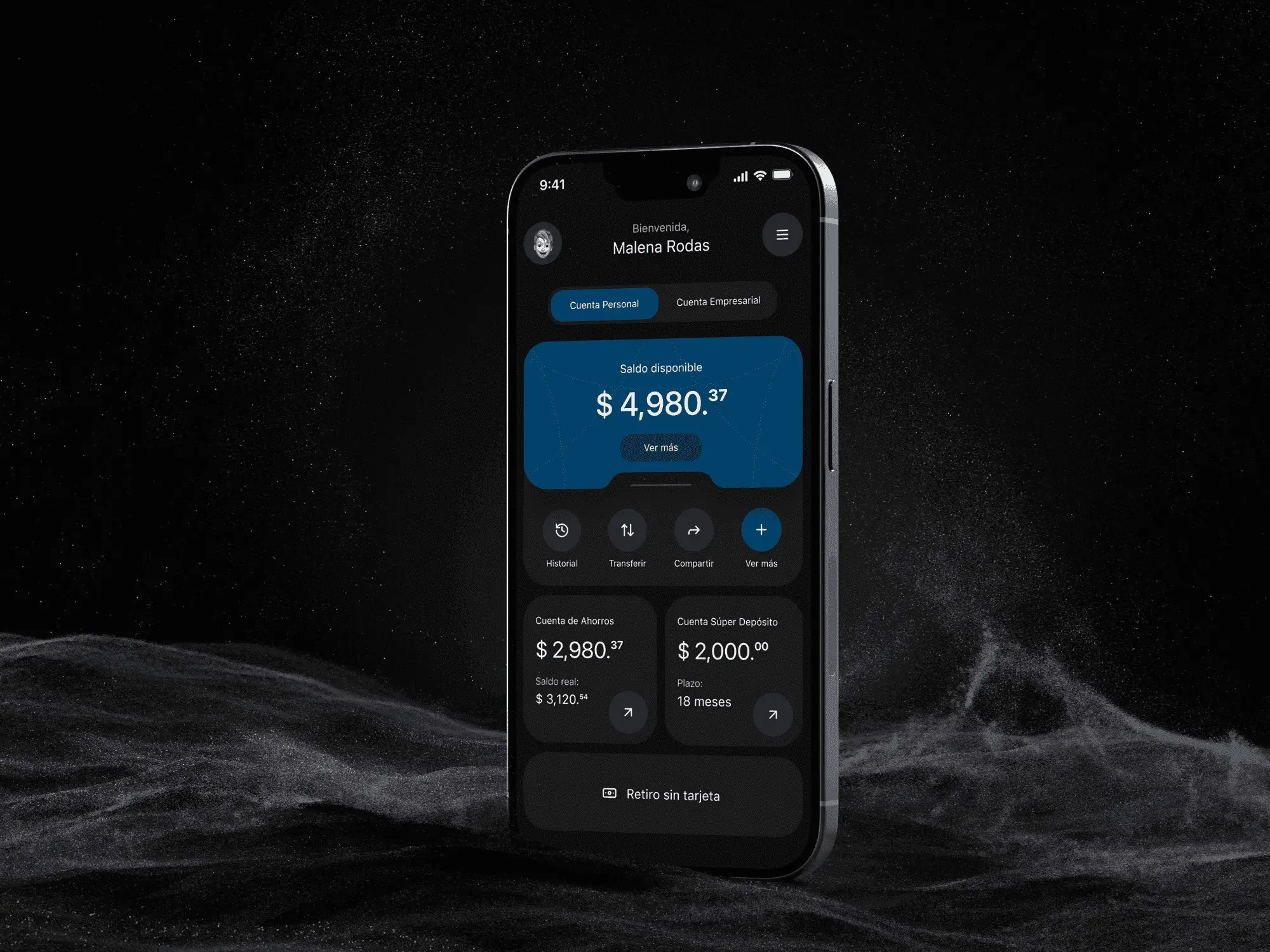 Banking App: Concept: everyday banking, made clearer