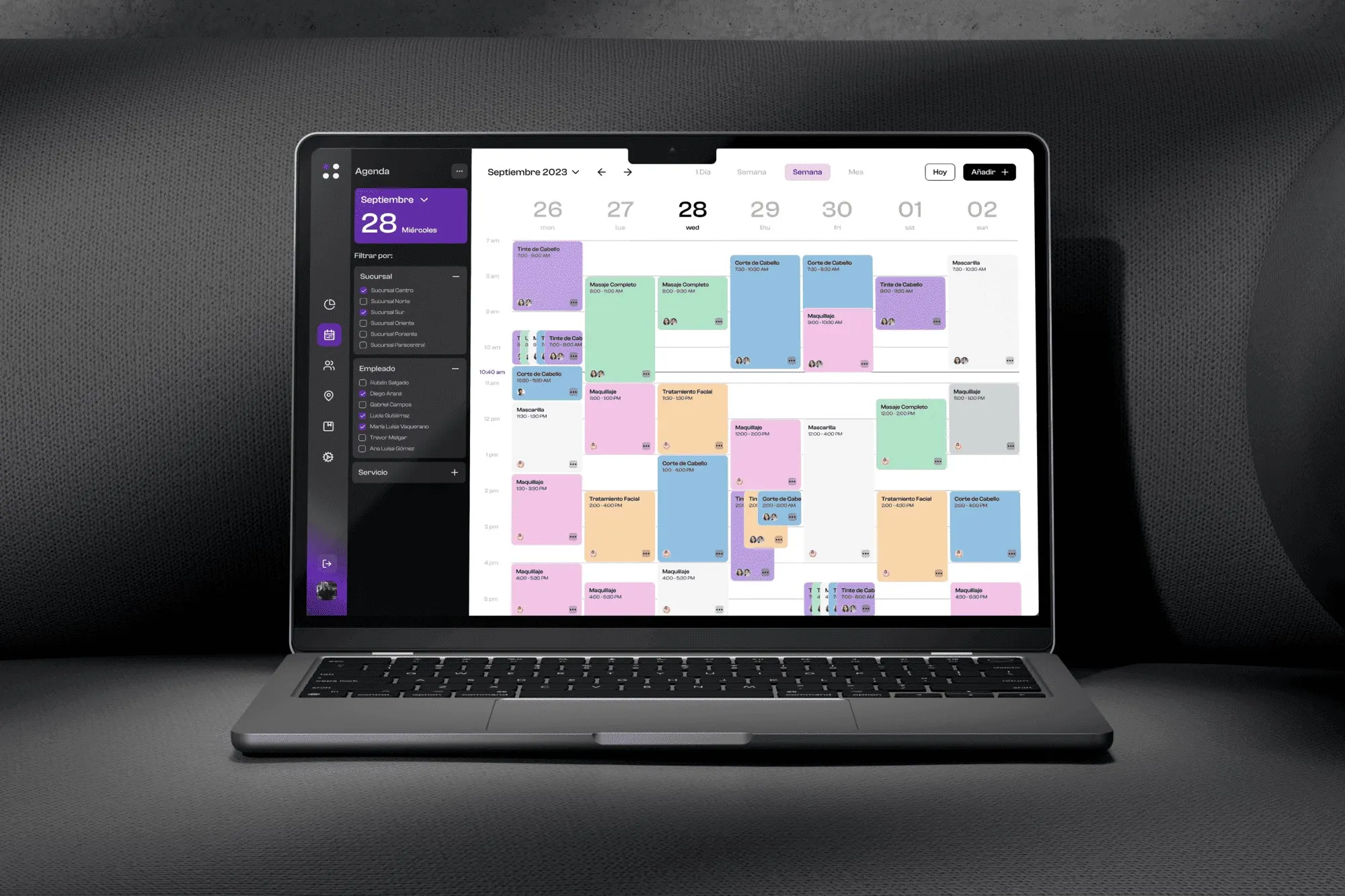 Booking SaaS, bookings scattered everywhere