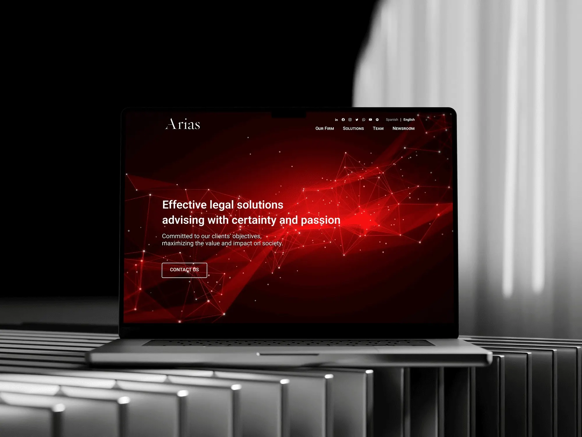 Arias Law, a site the firm couldn’t touch