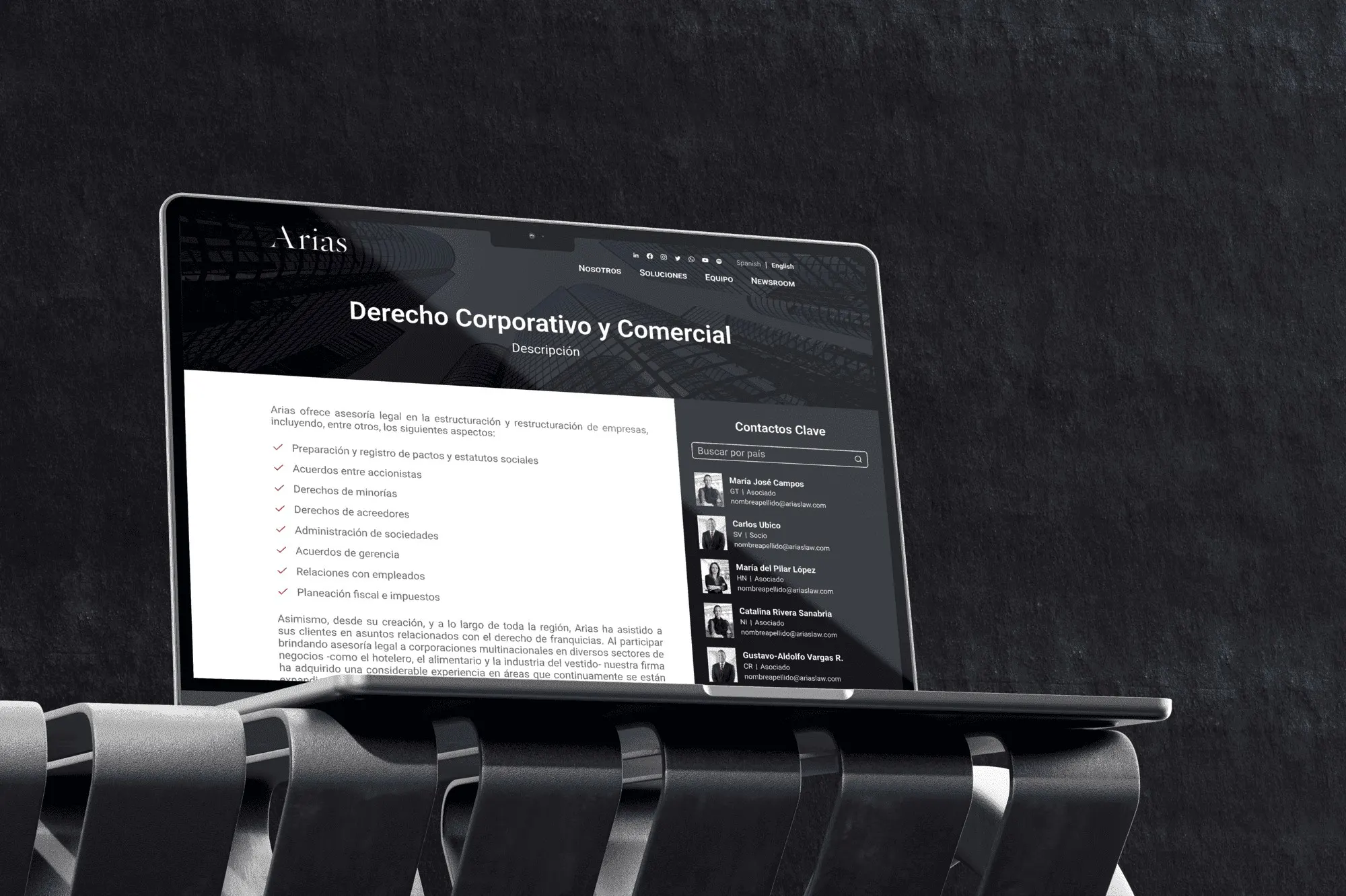 Arias Law, letting the firm speak for itself