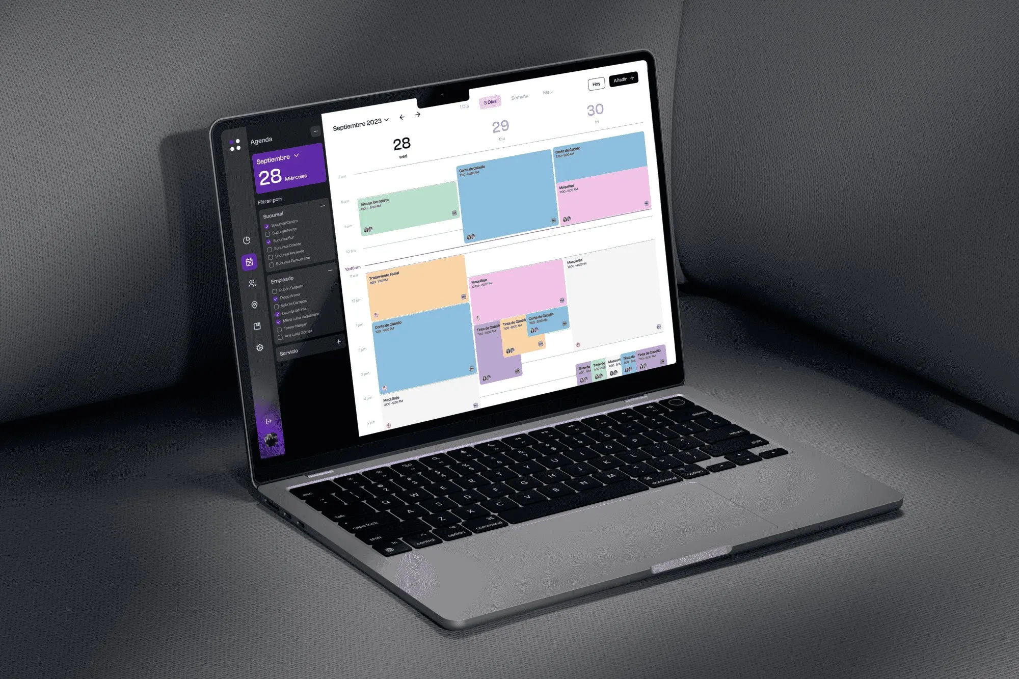 Booking SaaS, a calendar as command center