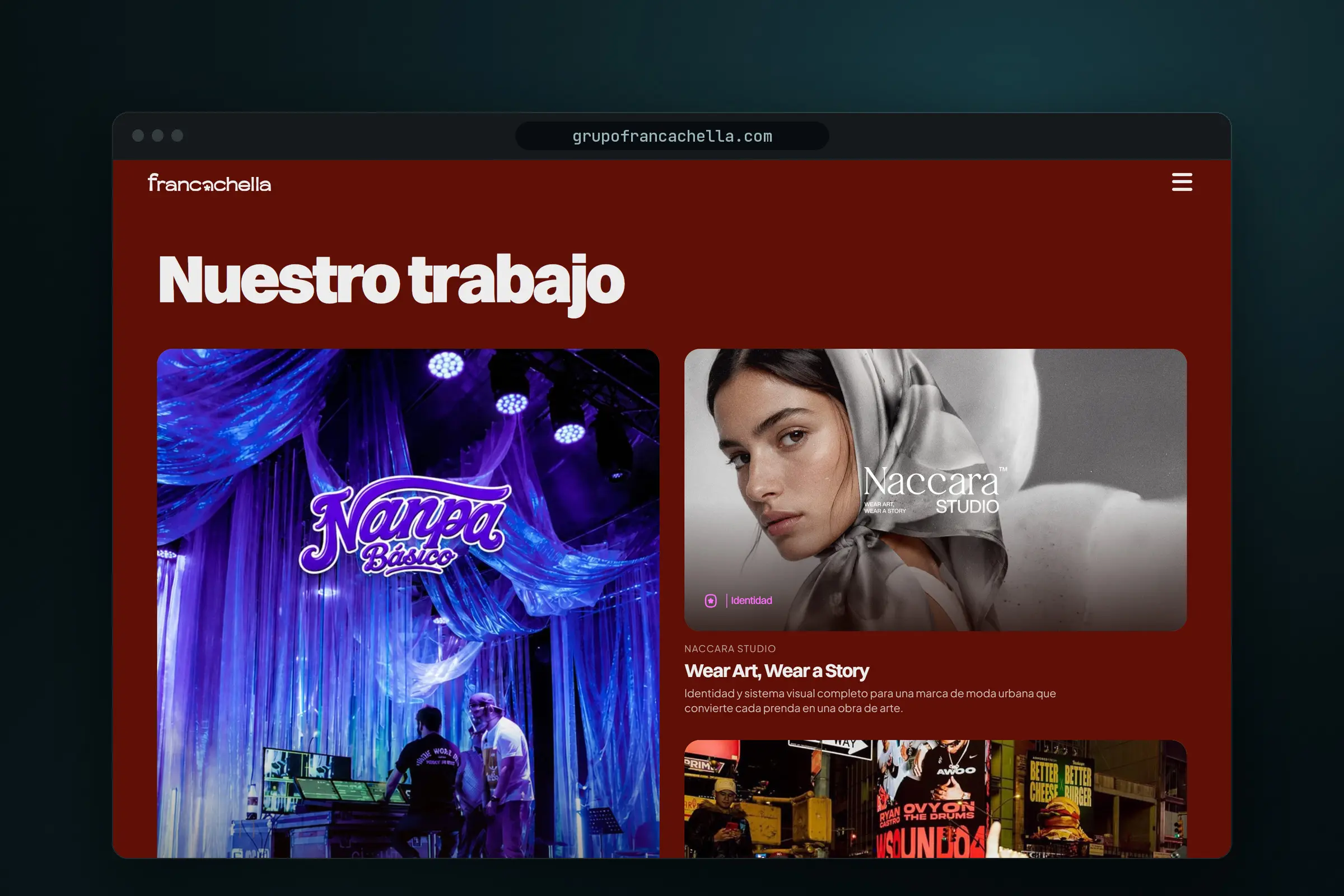 Grupo Francachella: Web design & build