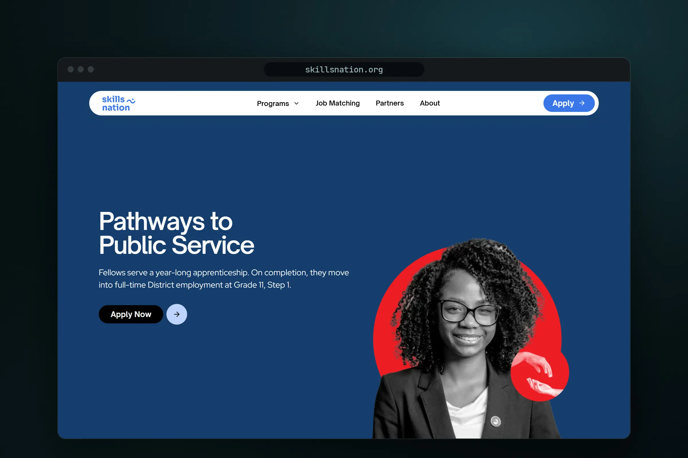 Skills Nation: Web redesign & build