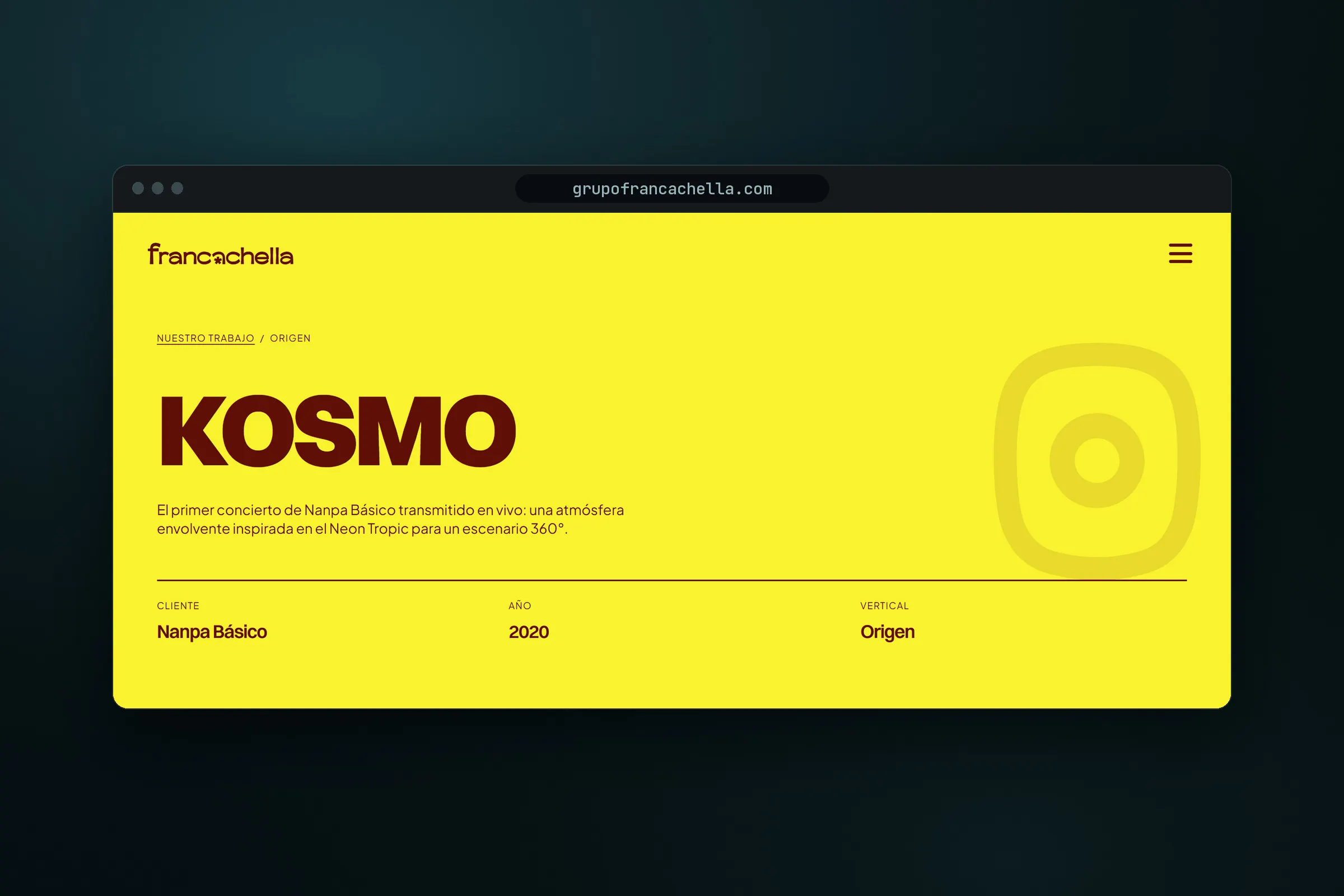 Grupo Francachella, from design to live site with claude