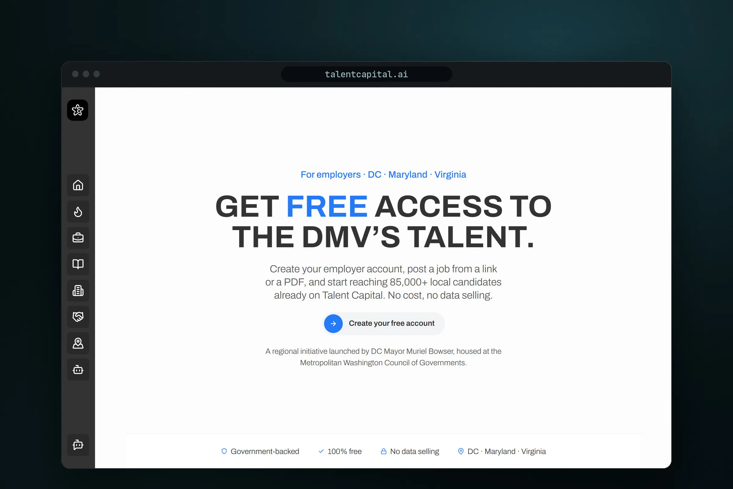 Talent Capital, 86,401 visitors since launch