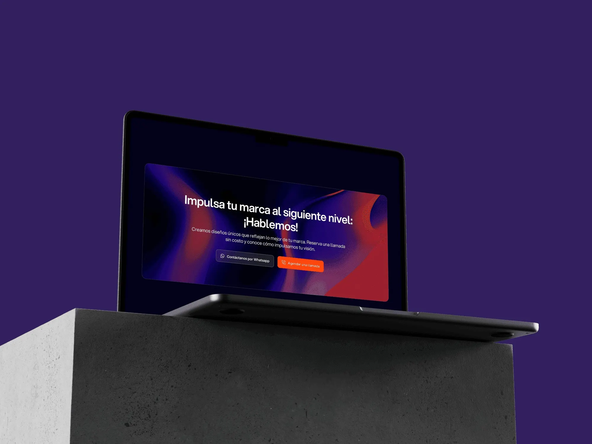 Descentric, a landing page that sells