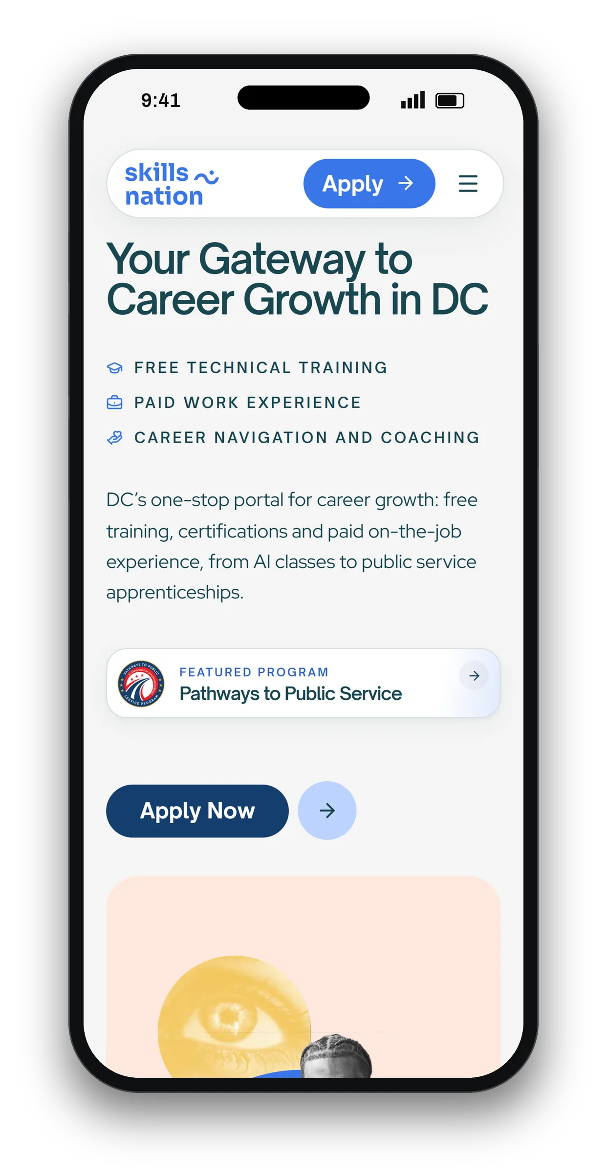 Skills Nation, eight programs, a hard site to get around