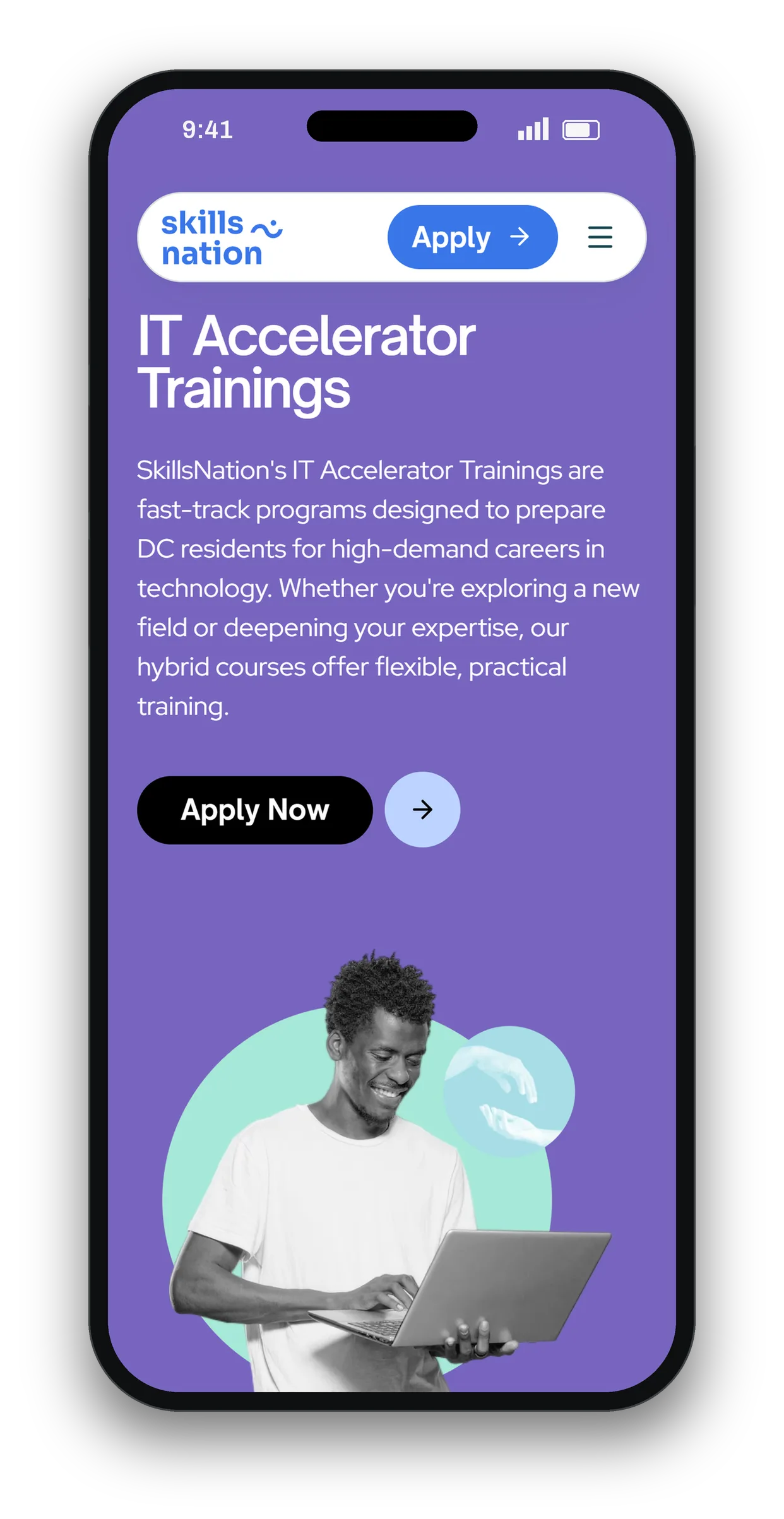 Skills Nation, easier to get around, more clicks